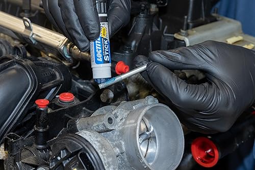 Vista 3 de Fijador de roscas Loctite en barra de resistencia media color azul, Azul