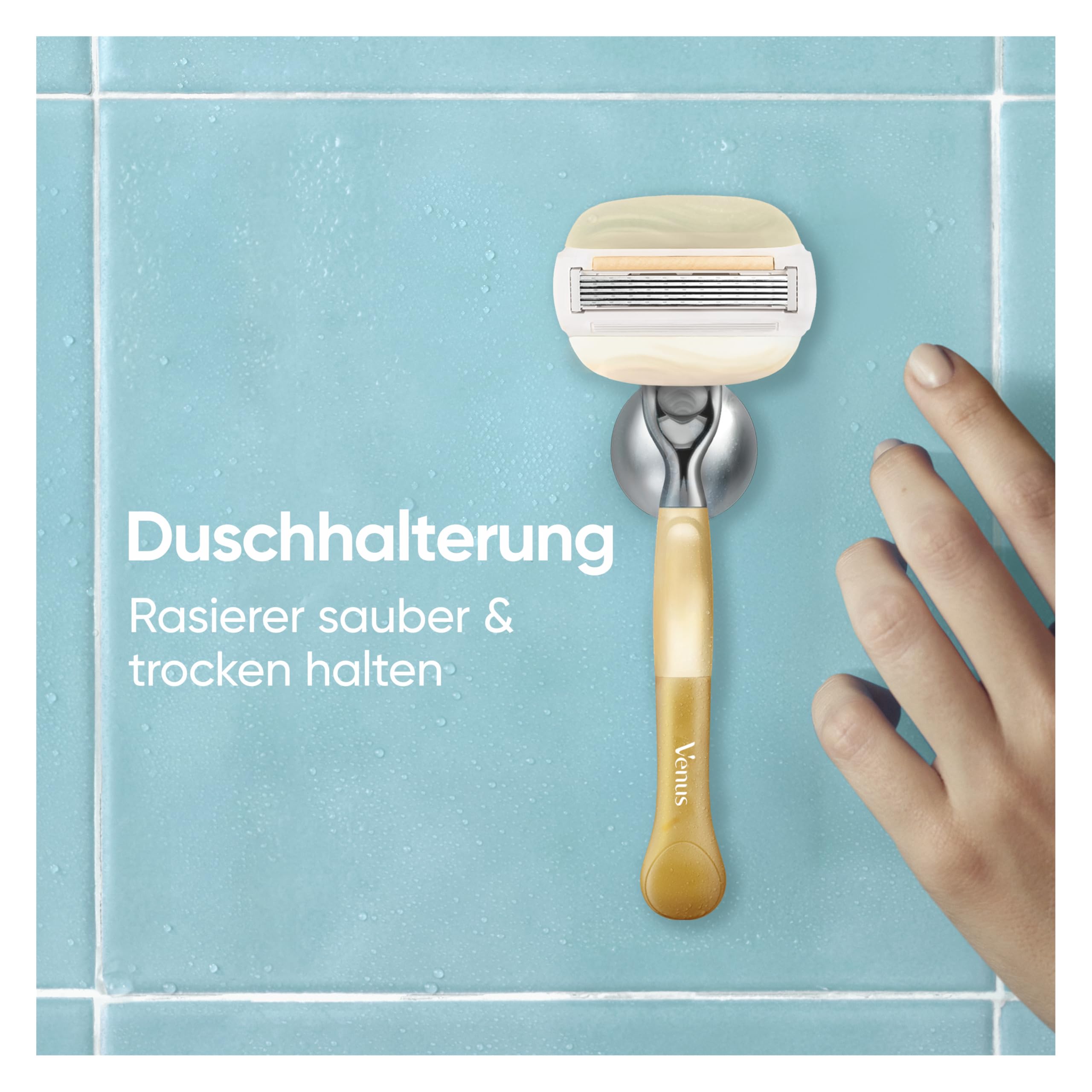 Gillette Venus ComfortGlow Rasierklingen Damen — 6 ORIGINAL Ersatzklingen mit einem Hauch von Aloe Vera für Damenrasierer, Für die Haut empfohlen, Nassrasierer für Damen