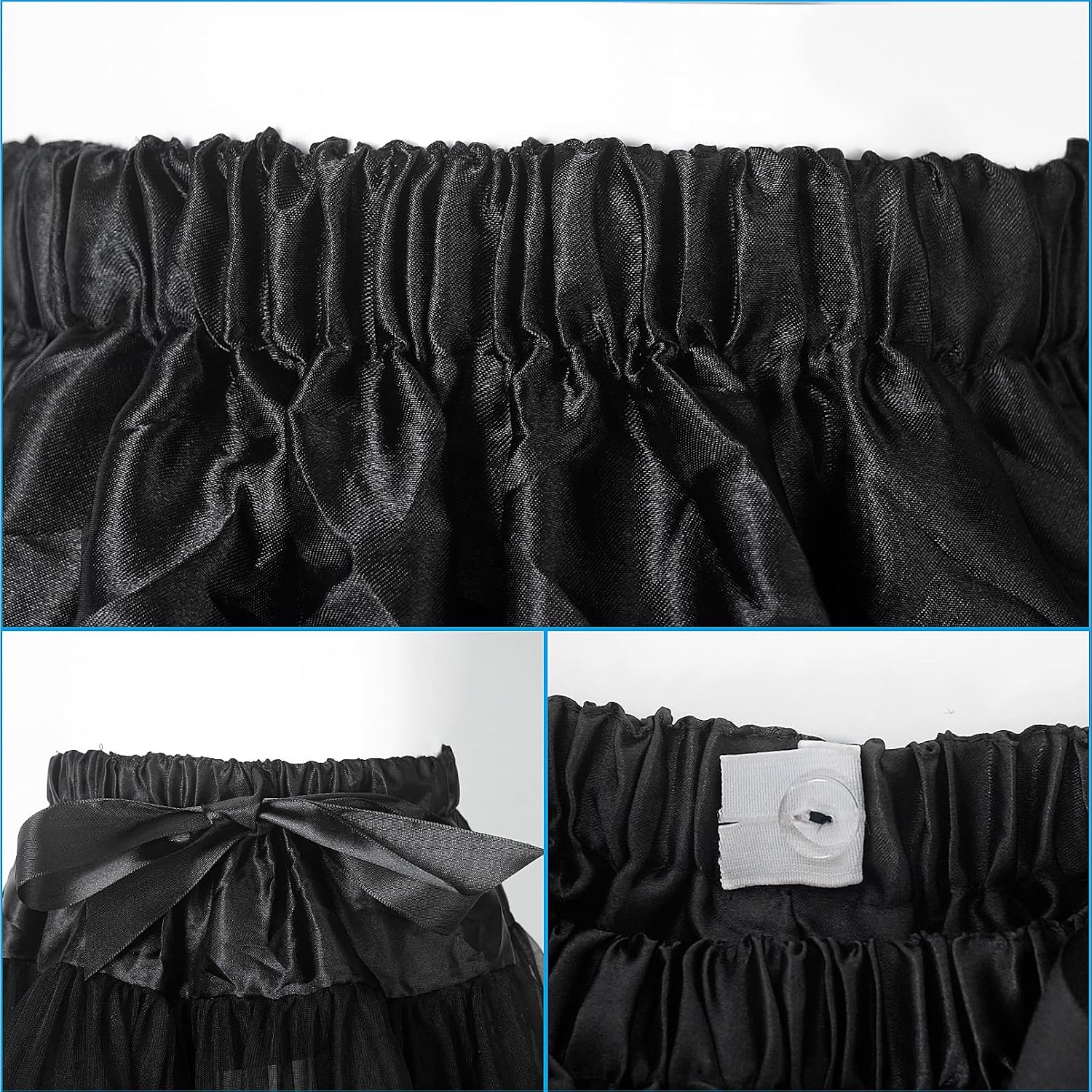 Luwint Kids Soft Tulle Tutu Skirt Vintage Layered Dance Petticoat Skirt for 4-8 Years