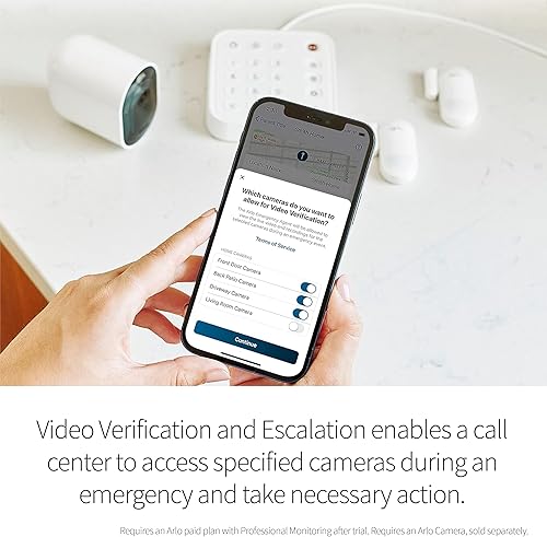 Miniatura 8 de Sistema de seguridad para el hogar Arlo - Sensor de teclado con cable, Hub, (2) Sensores 8-en-1, Monitoreo profesional 247 - Sin contrato requerido,
