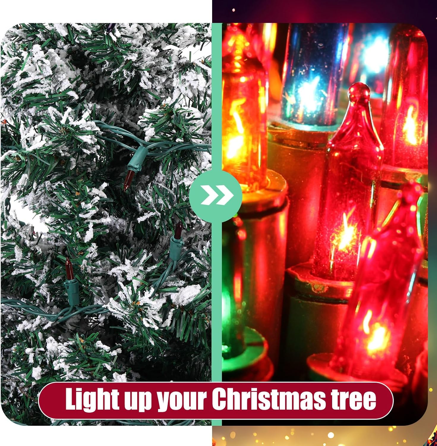 Remagr 140 Pcs 3.5v Christmas Mini Light Bulbs Xmas Holiday Incandescent Wire String Lights Clear Replacement Bulbs for Valentines Day Mardi Gras Indoor Outdoor Decor (Red)