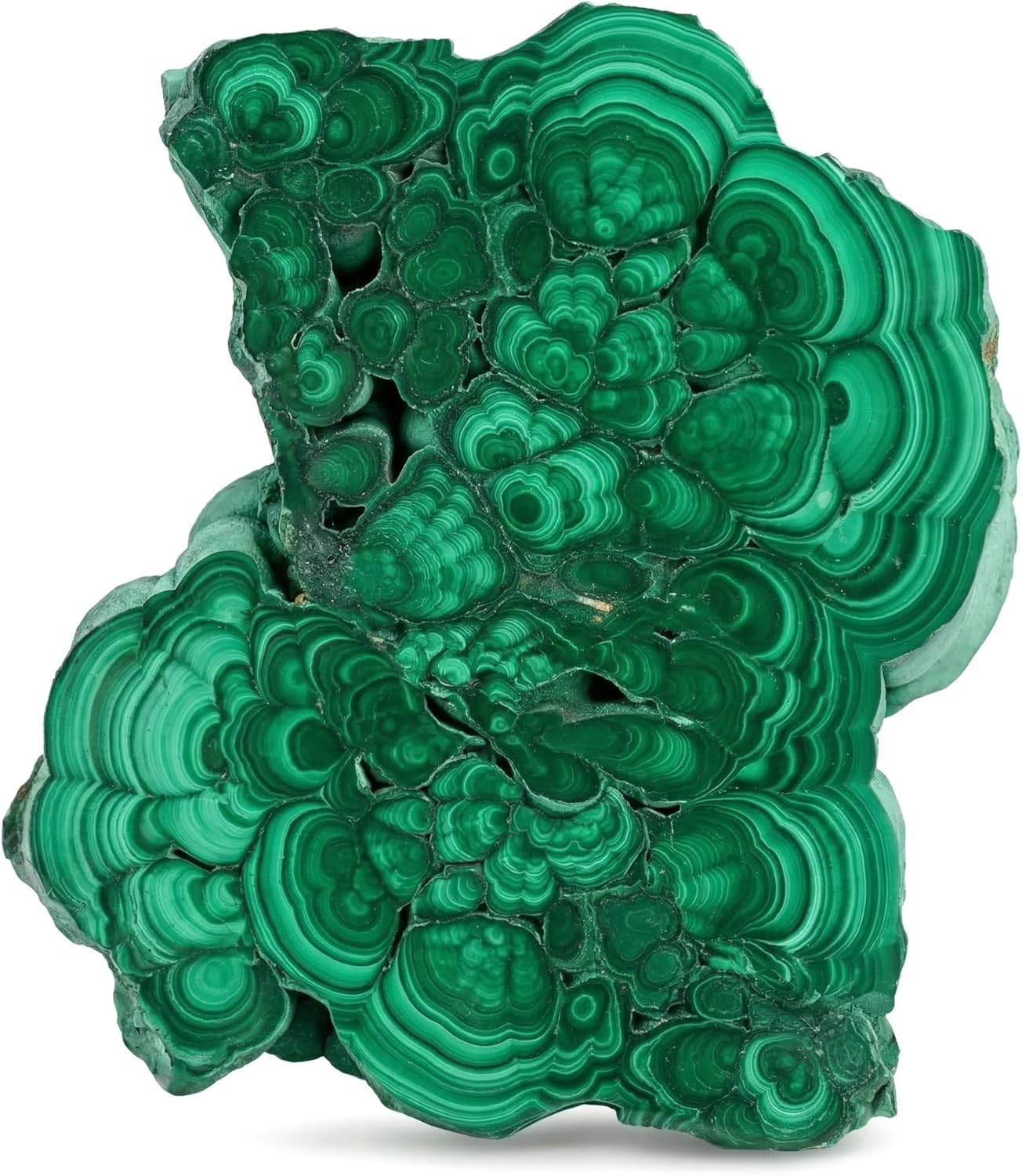 1PC Natural Malachite Slices 500-600g Gaint Size Raw Stone Green Mineral Specimen DIY Material Energy Stone Polished Pocket Palm Stone