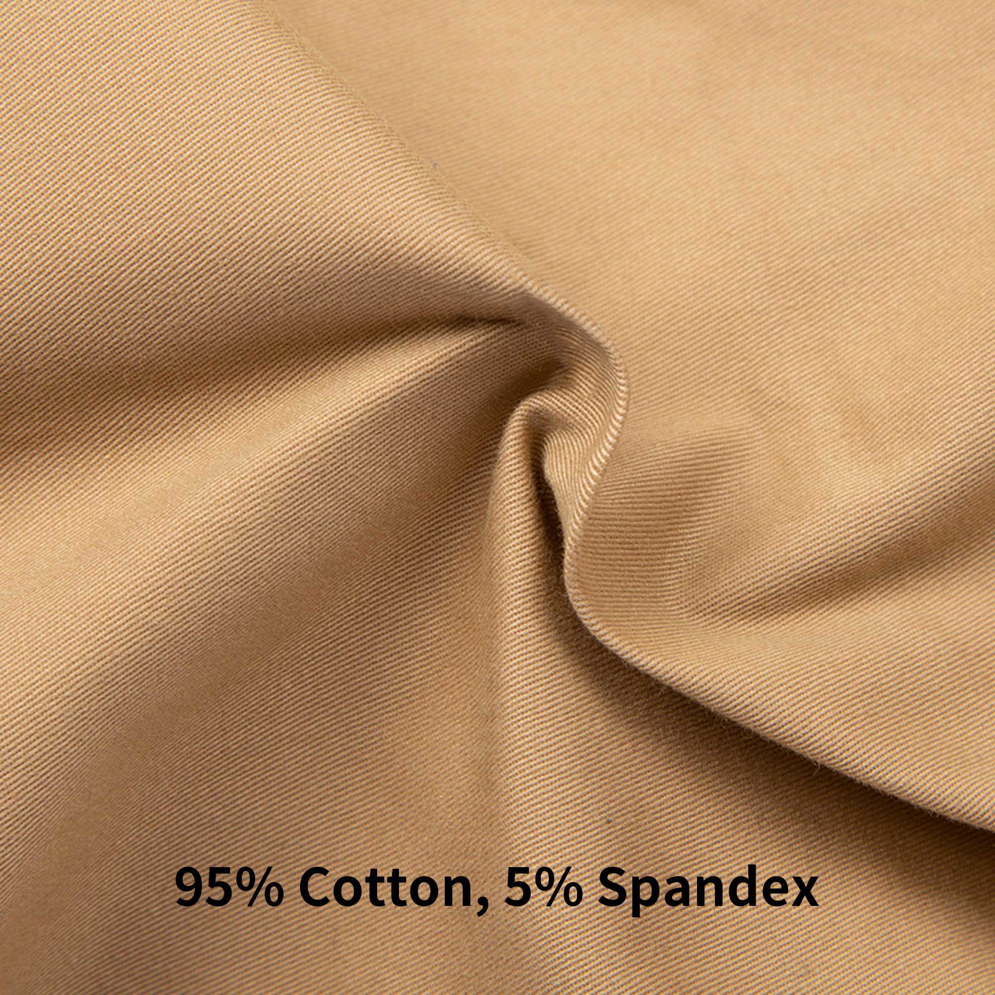 Mud Kingdom Pantalones cortos chinos de moda para niño, cintura elástica, parte delantera plana, uniforme escolar de verano