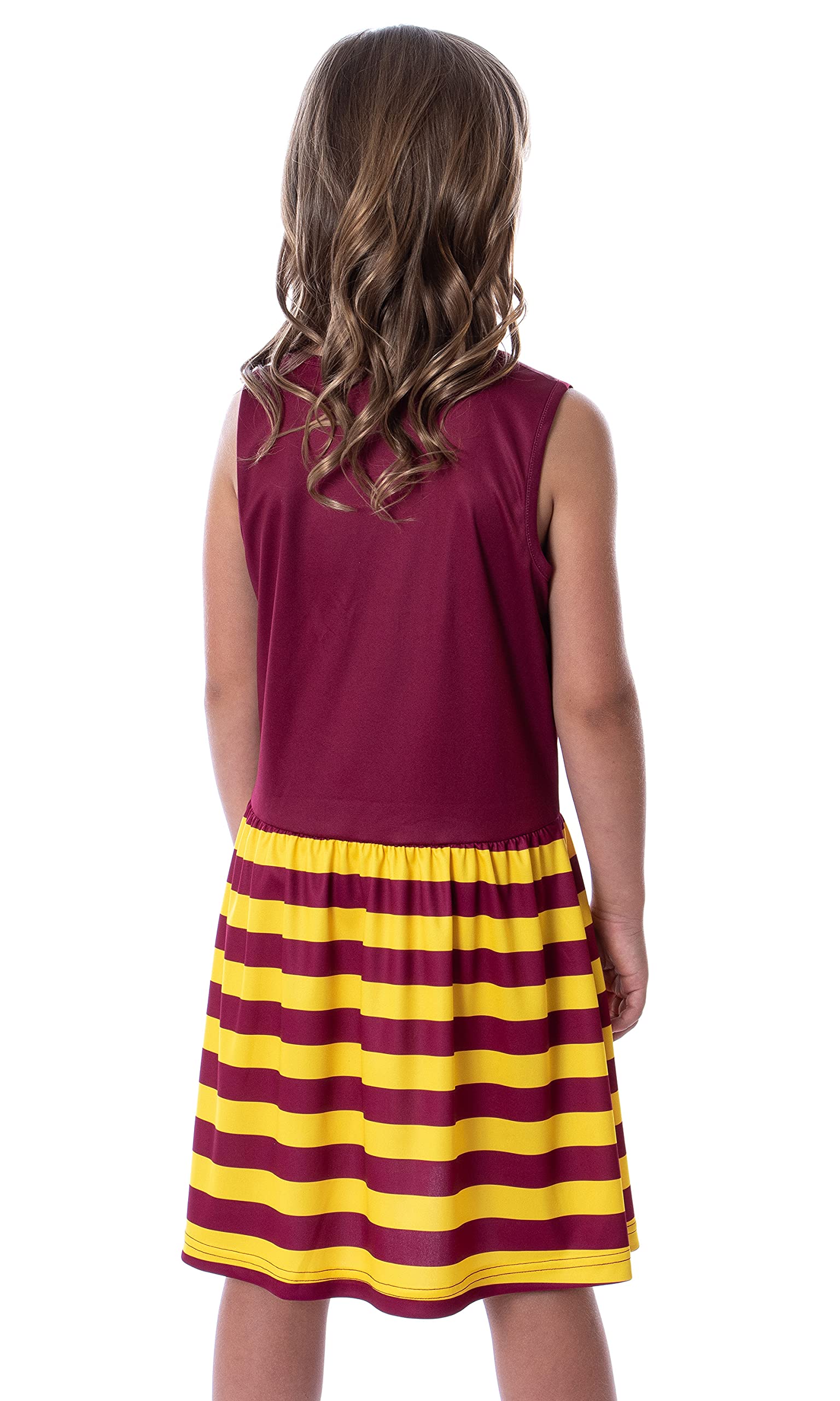 Harry Potter Girls All Houses Crest Logo Tank Stripe Accent Pigiama Camicia da notte