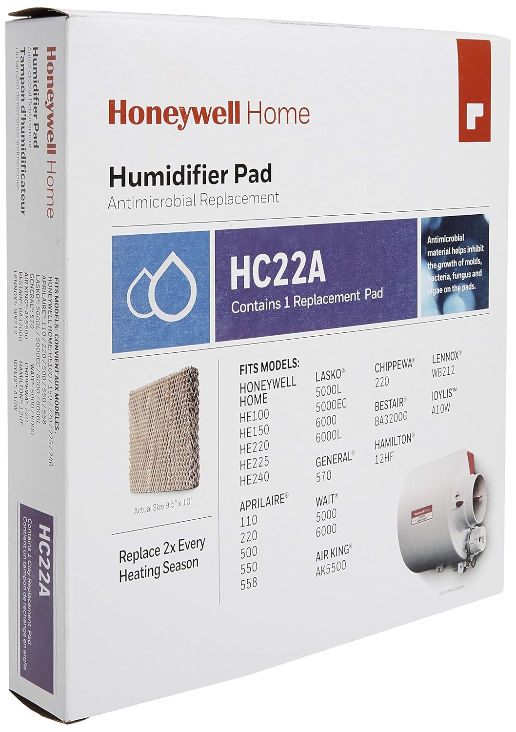Honeywell Replacement Humidifier Pad (HC22A) Amazon.in Home & Kitchen