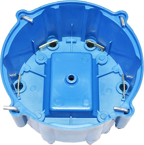 Miniatura 5 de A-Team Performance - Tapa de distribuidor CR6BL HEI OEM, rotor y cubierta de bobina - Kit de 6 cilindros - AZUL