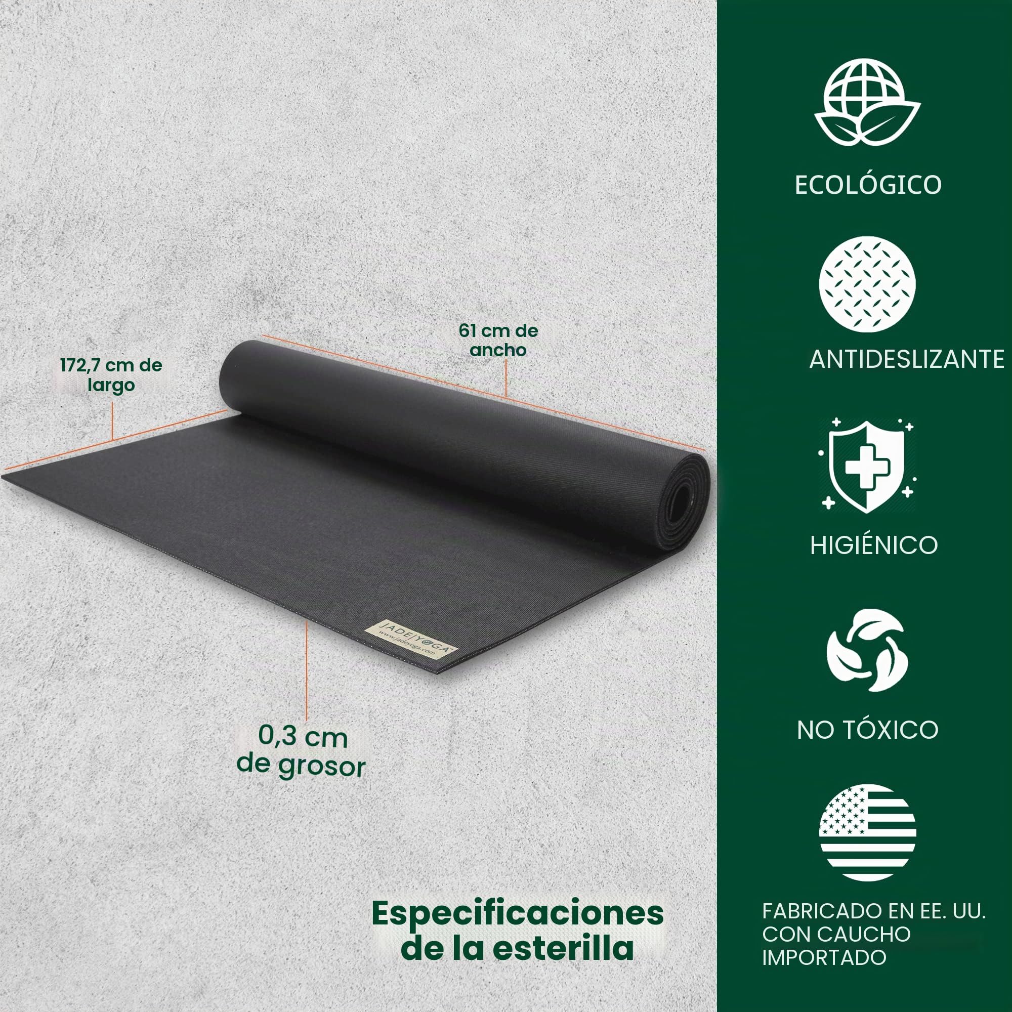 JadeYoga Esterilla de viaje.