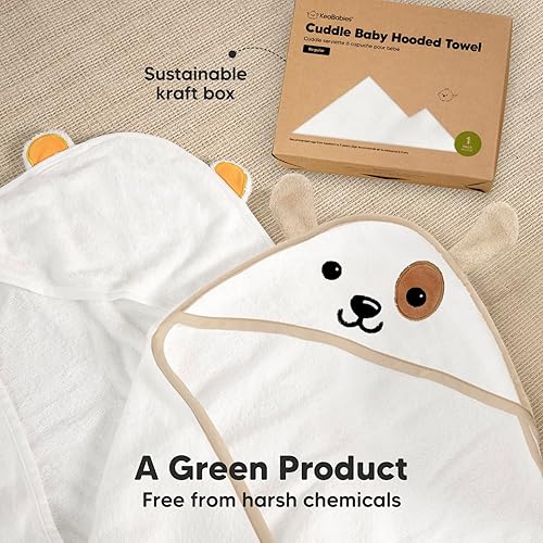 Miniatura 8 de KeaBabies Toalla de bebé con capucha para recién nacido, viscosa derivada de bambú, toallas de baño grandes con capucha para niños, niñas, niños