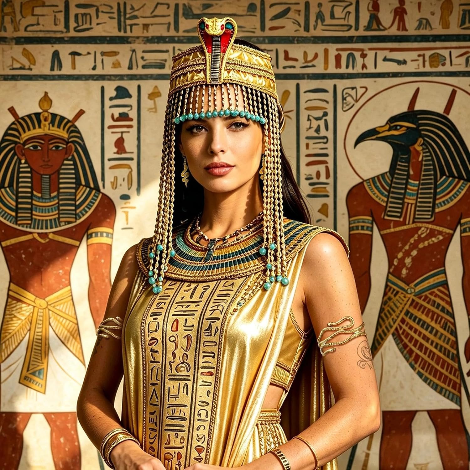 Egyptian Cobra Snake Cleopatra Style Costume Accessories for Women
