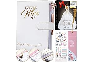 DELUXY - The Ultimate Wedding Planner Organizer Notebook and Agenda For The Bride