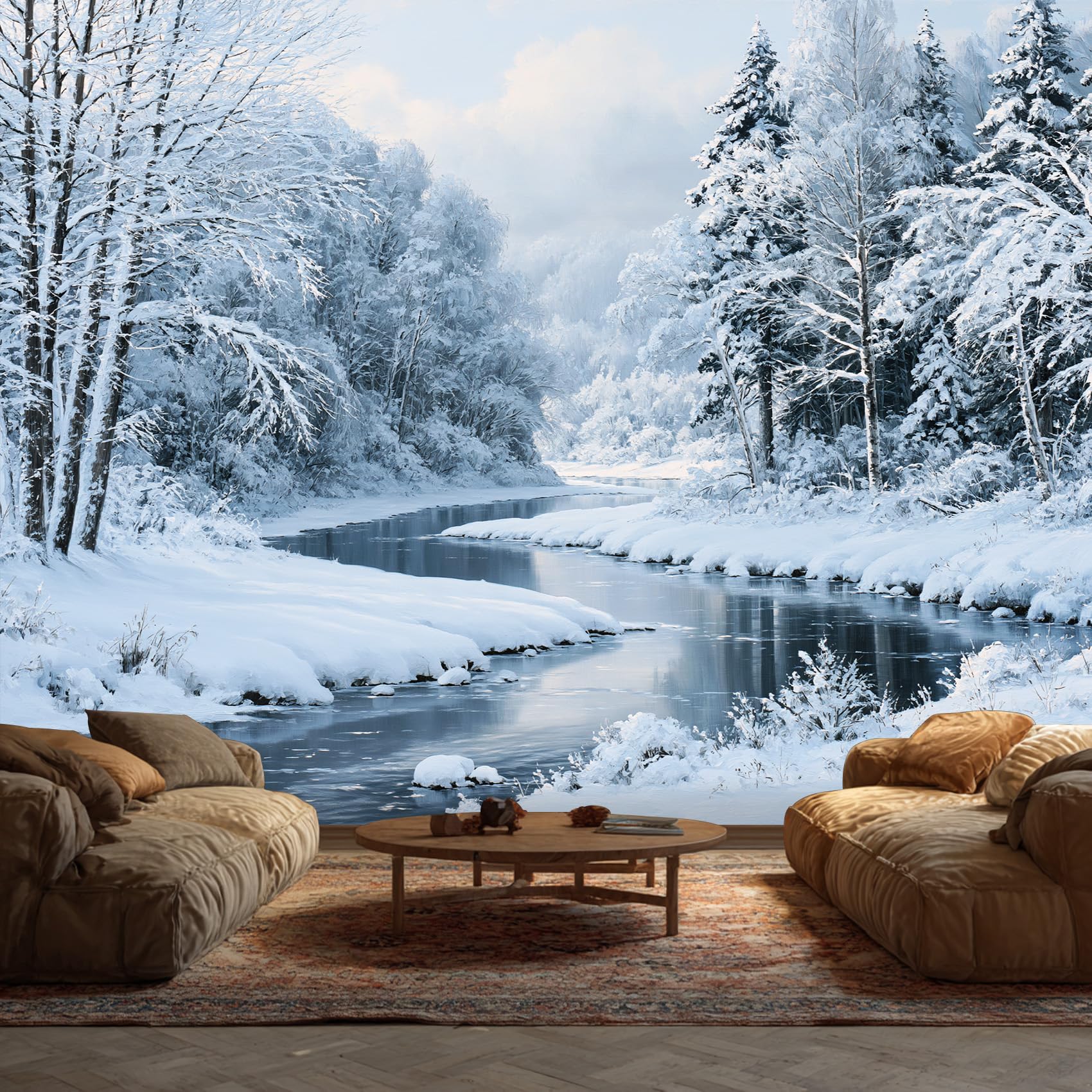 Generic Winter Forest Wallpaper Murals — image 1