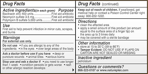 Miniatura 10 de natureplex Triple antibiótico Pomada original 033onzas Tubo 3Pack por natureplex