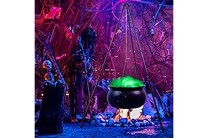 Plastic Cauldron Halloween Decorations