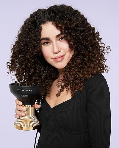 Miniatura 7 de Bellissima Diffon Supreme Difusor y Secador de Pelo para Cabello Rizado - Difusor XL para Ondas Largas, Rulos, Bucles - Botón de Enfriamiento -