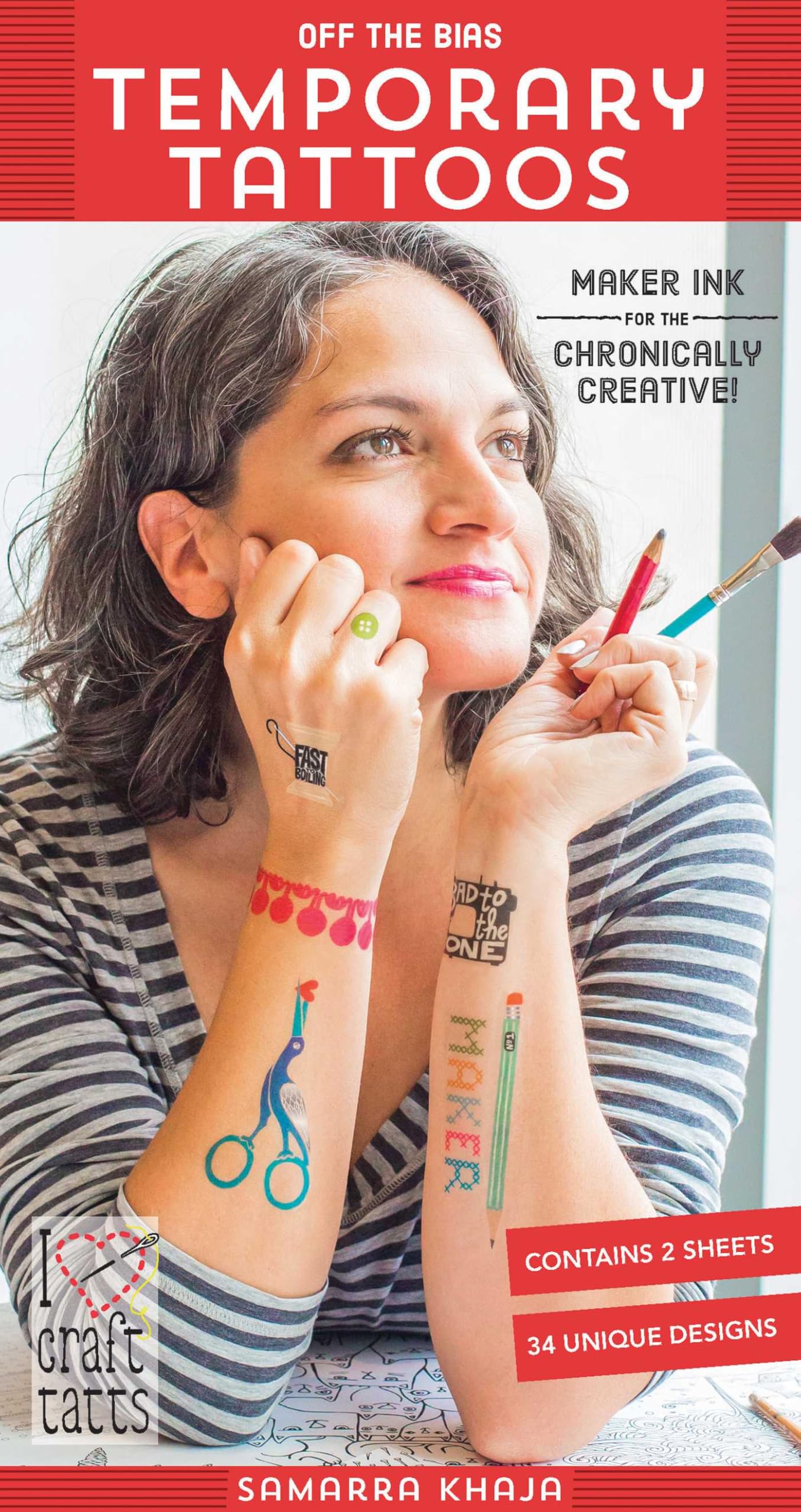 Tattoos temporaires Off the Bias à encre Maker Ink ultra réaliste
