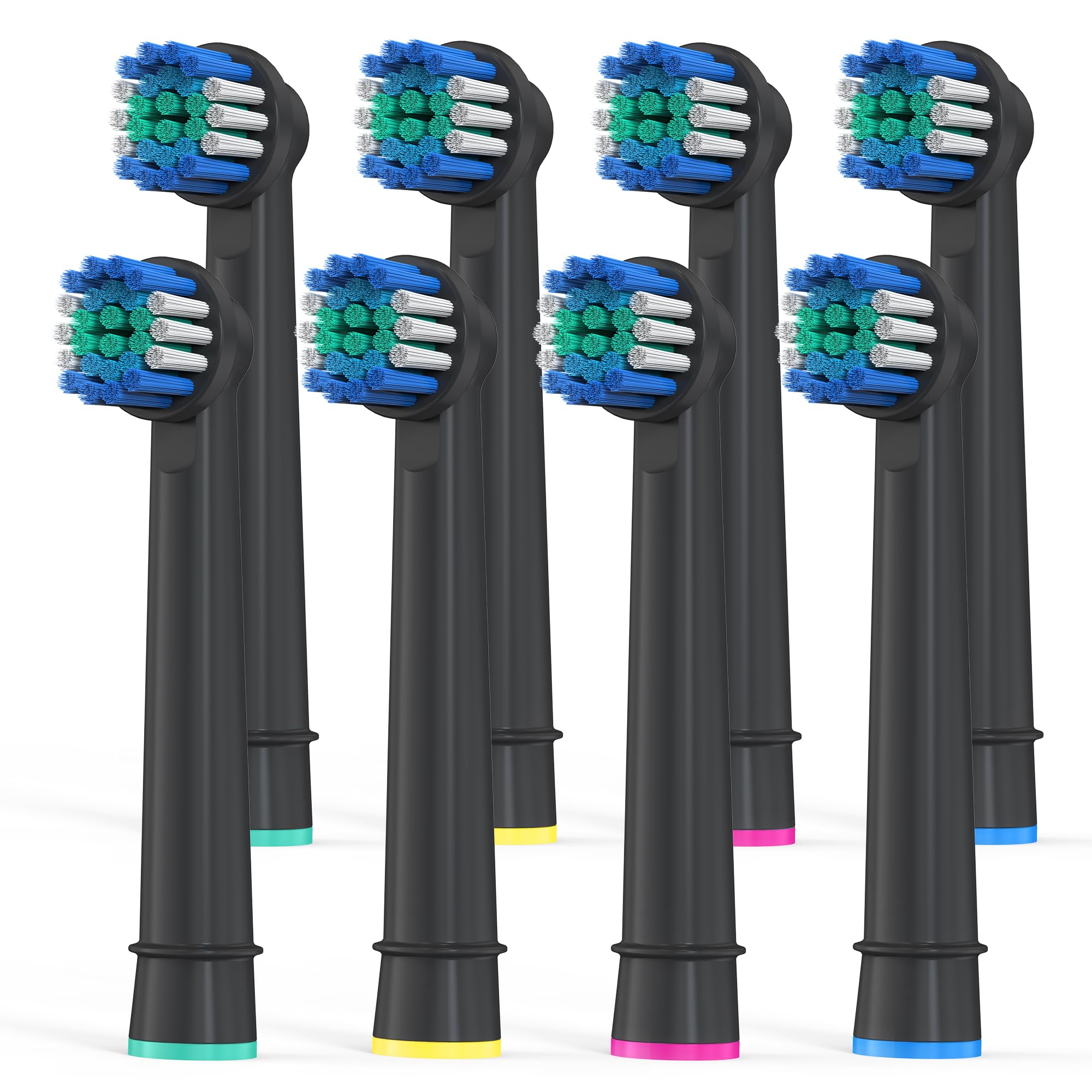 Replacement Toothbrush Heads Compatible with Oral B Pack of 8 Professional Electric Toothbrush Heads for Oral-b 7000 Clean