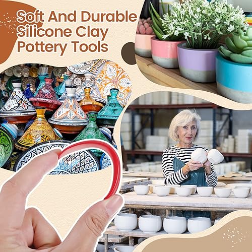 Miniatura 4 de 21 varillas suaves para cerámica, arcilla de silicona, herramientas de cerámica, cerámica, arcilla de goma, varillas de cerámica para bricolaje,