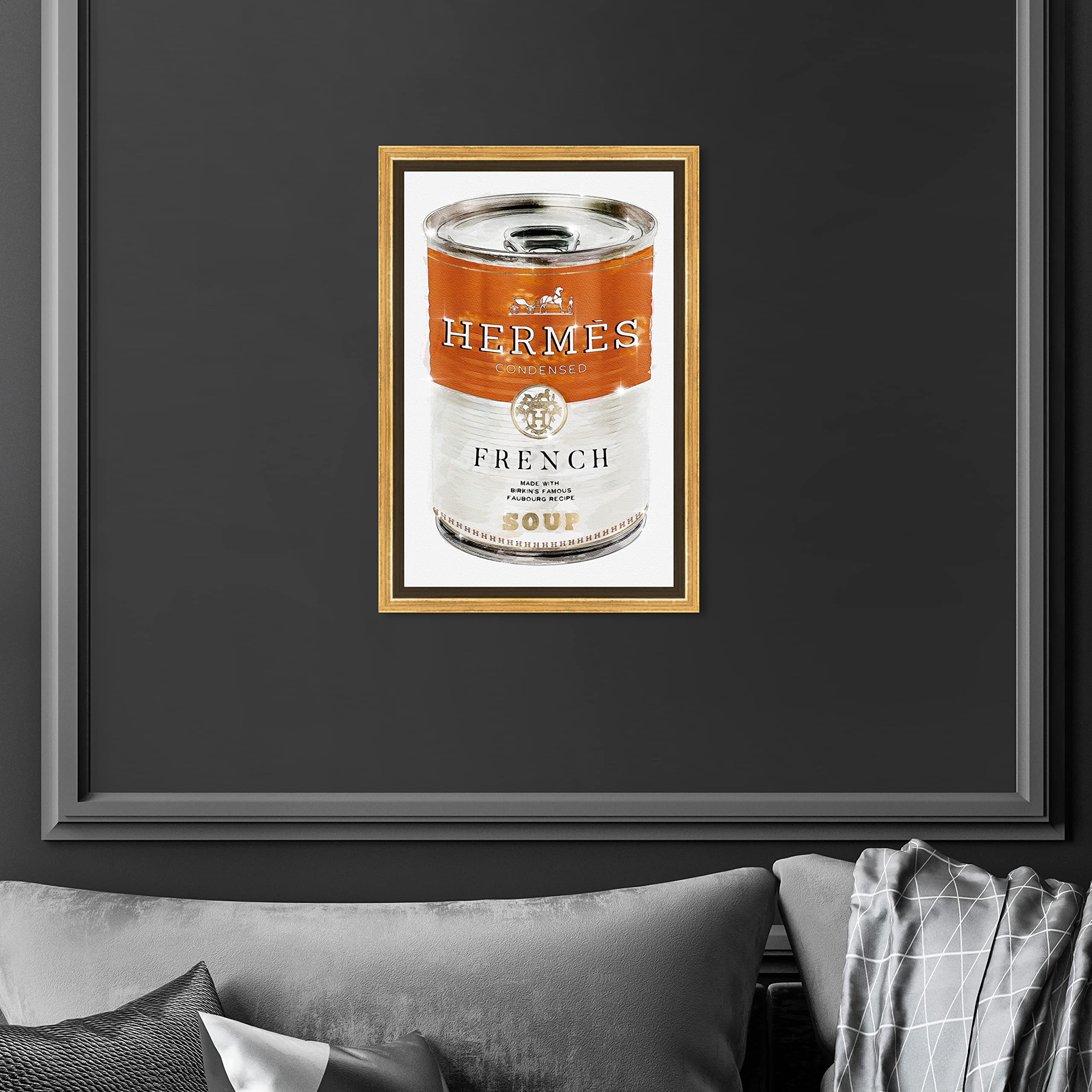 The Oliver Gal Artist Co. Fashion and Glam Framed Wall Art Canvas