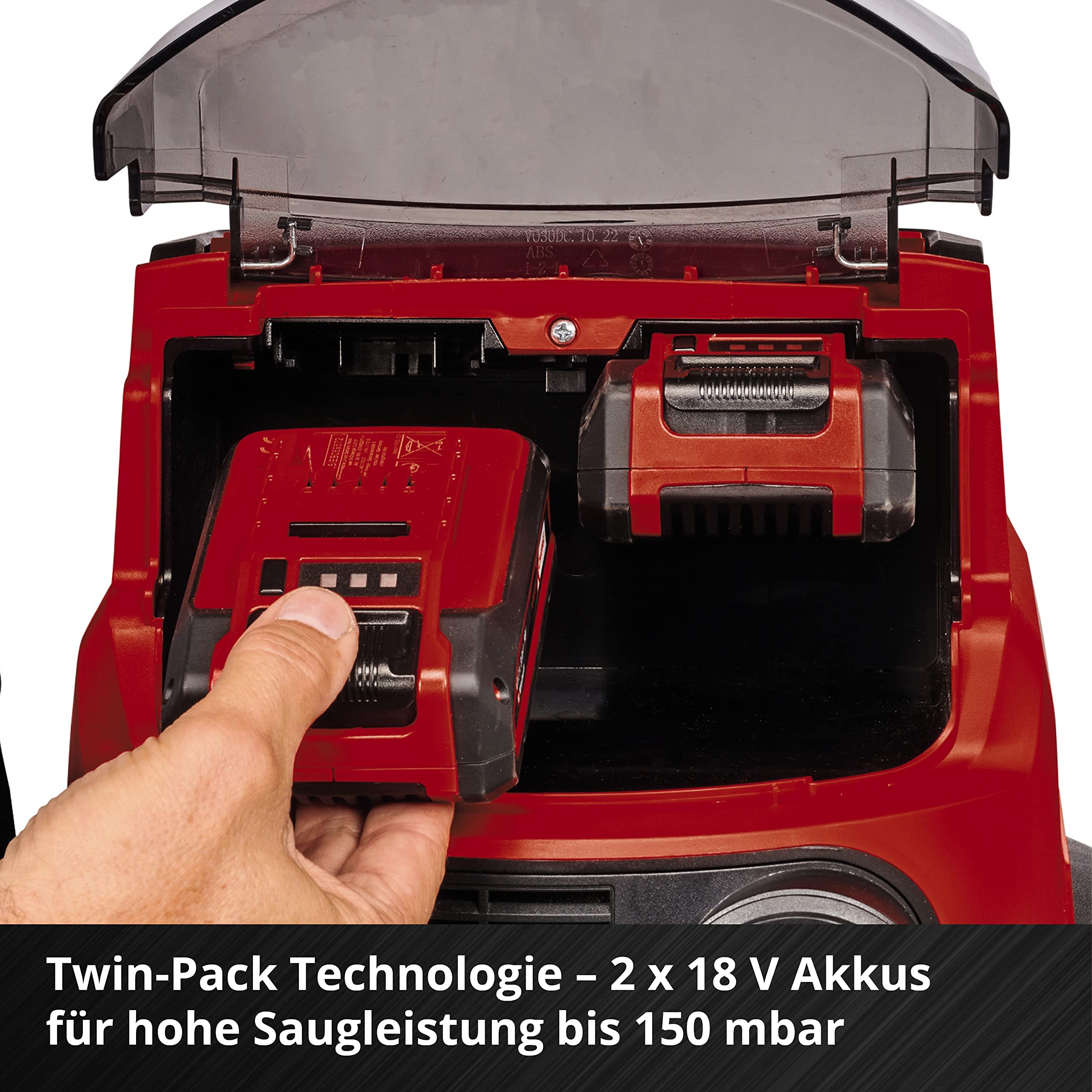 Einhell Professional Akku-Nass-Trockensauger TP-VC 36/30 S Auto-Solo Power X-Change (Li-Ion, 36 V, Auto-Start Konnektivitätsfunktion, ECO-/Boost-Funktion, ohne Akku & Ladegerät)