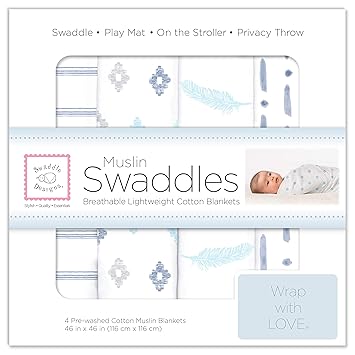 indigo swaddle