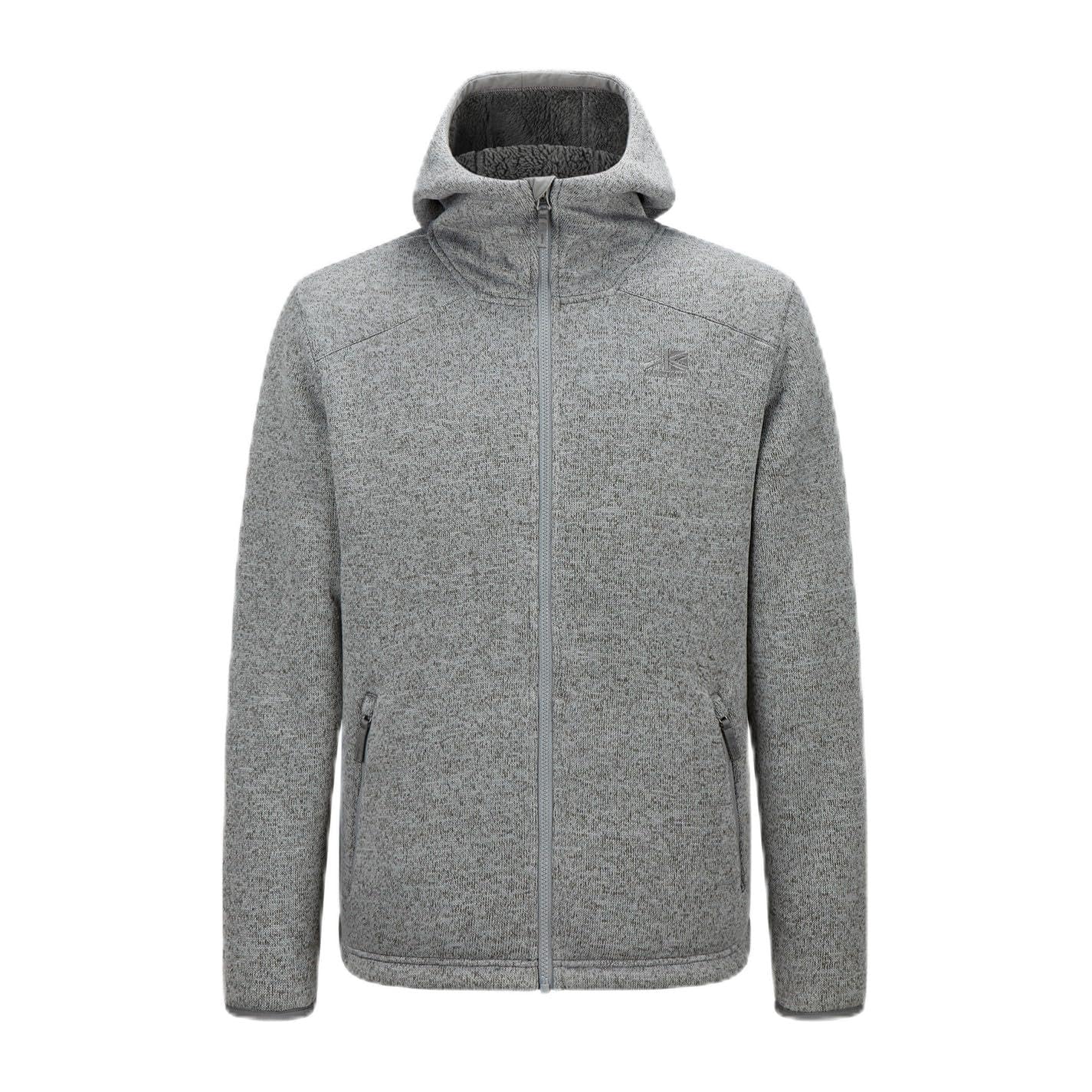 Karrimor Mens Orbit Hoodie Long Sleeve Walking Grey Marl XL