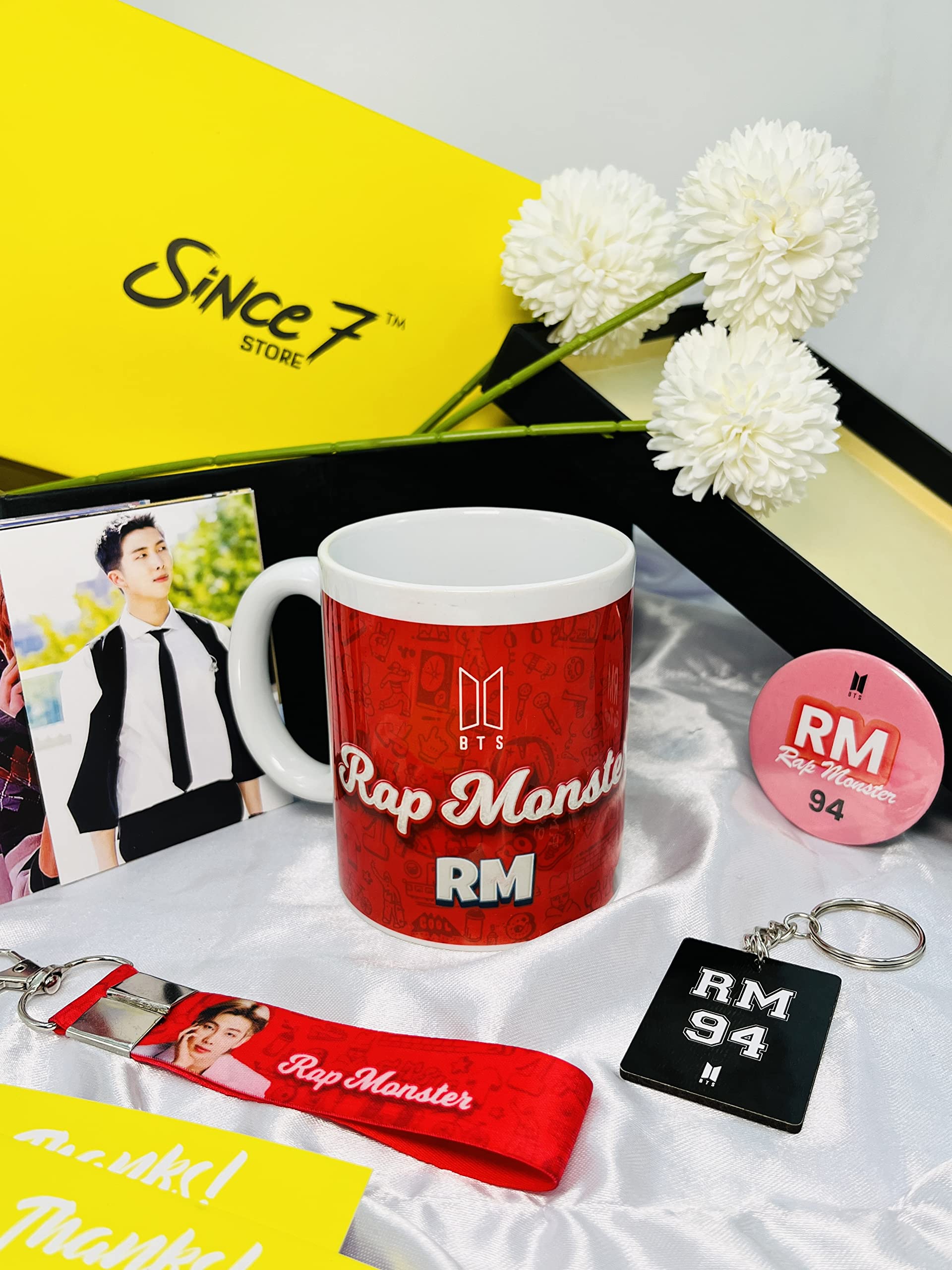 SINCE 7 STORE BTS RM Rap Monster Gift box for BTS Fans, INCLUDES 5