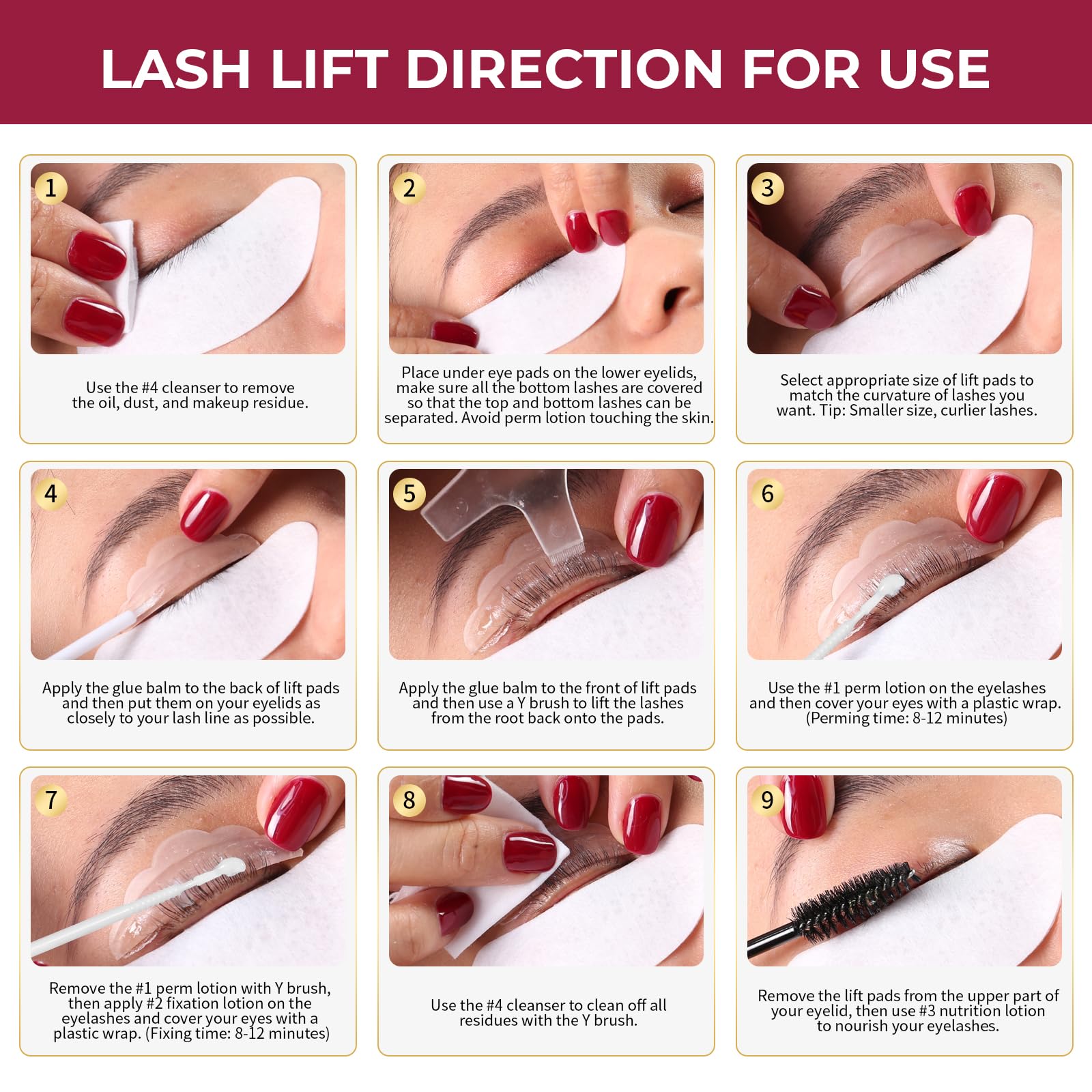 ICONSIGN Lash Lift Kit professionale per ciglia e permanente per ciglia con estratto di camelia, formula senza zolfo per 90 giorni, include colla per sollevamento ciglia per occhi sensibili per uso