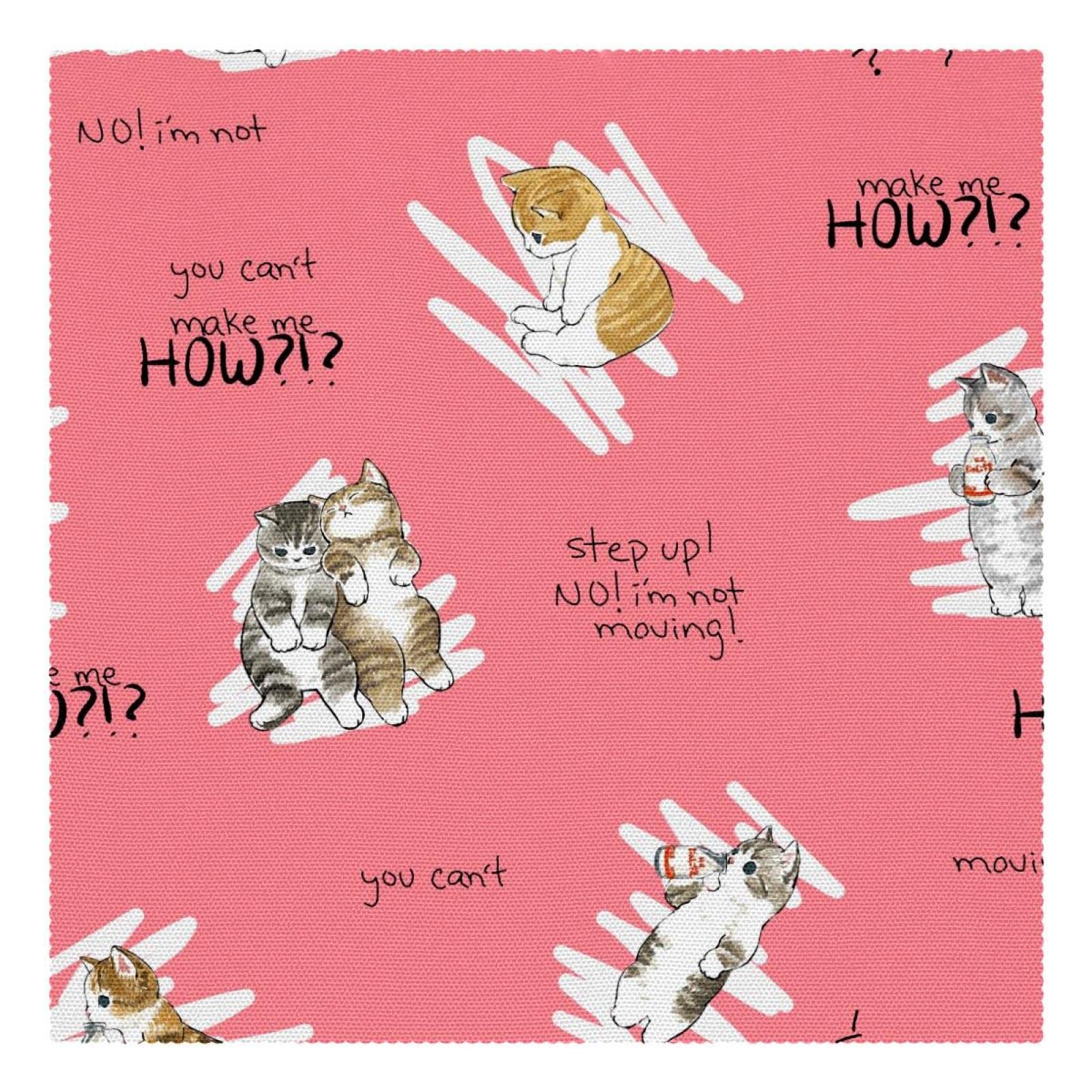 Set de table chat mignon idéal pour le repas des enfants lot de 4