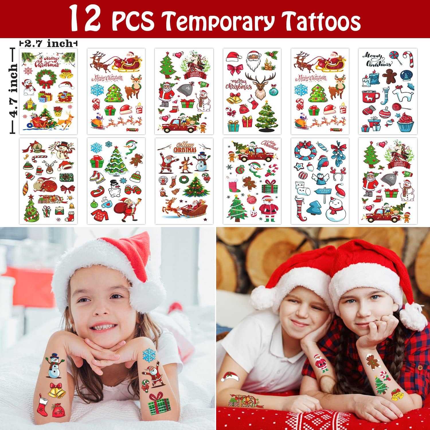 Riempitivo Calze Natale Babbo Natale Bella Lista Natale Scatola - Foto 2