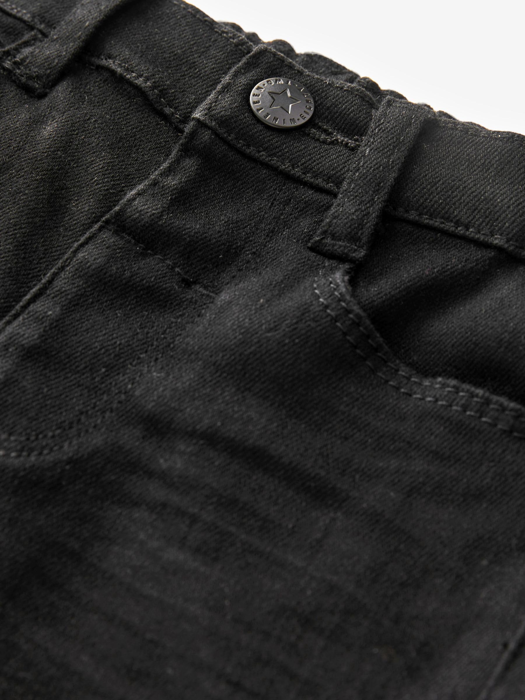 NEXT Garçon Jean Stretch Standard Confortable Noir 5 Ans-6 Ans