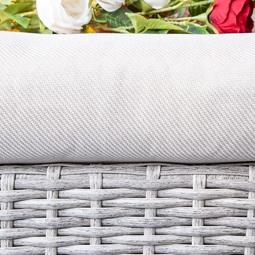 Miniatura 5 de Joyside Silla de patio  Silla basculante giratoria de 360 grados para exteriores con cojín de tela duradera y estructura ergonómica, silla de