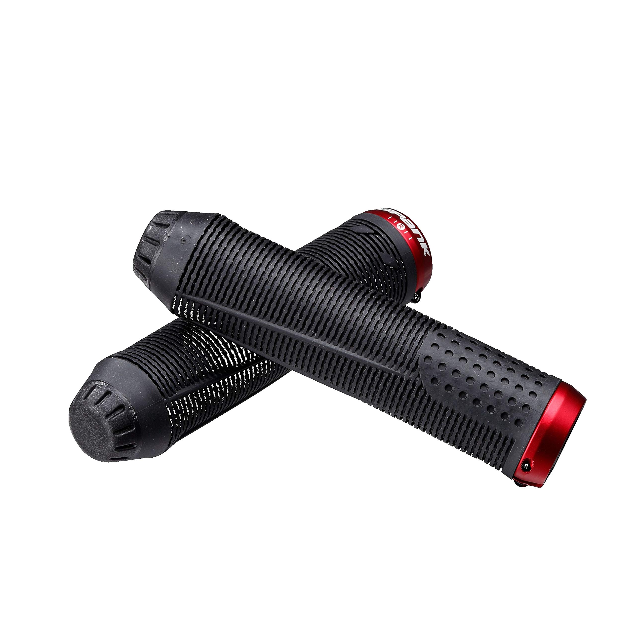 Spank Spike 33 Unisex Adult Bike Handles Grips, Black/Red