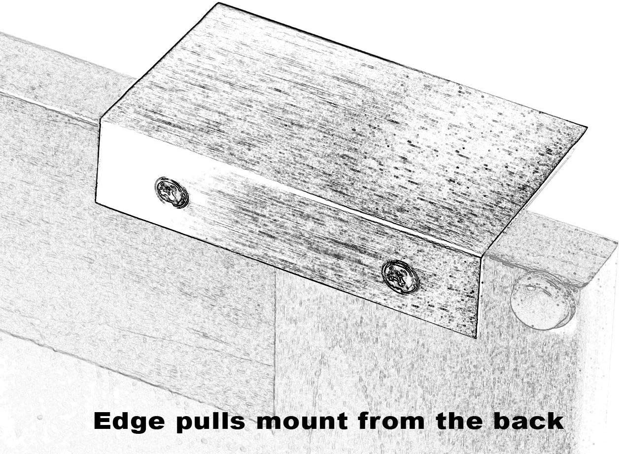 Exсluѕіvе Dіѕсоunt 🔥 #3306-6 in. CKP Brand Back Mount Finger Pull, Brushed Rose Gold - 10 Pack