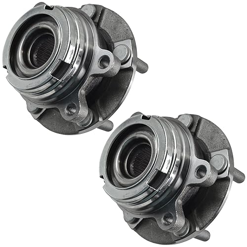 Vista 115 de TRQ Juego de 2 rodamientos de rueda trasera y conjunto de cubo con sensor ABS compatible con Ford Transit Connect 2014-2018