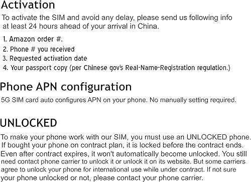 China Unicom tarjeta SIM 5G red 15Days 10GB datos, 100 minutos hablar más 100 textos