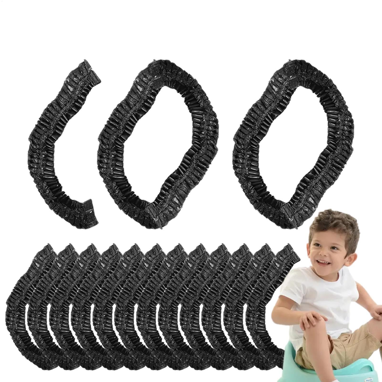 Sacs de toilette imperméables pour bébé - Lot de 100 - Extra larges et épais - Résistant aux odeurs - Rangement hygiénique