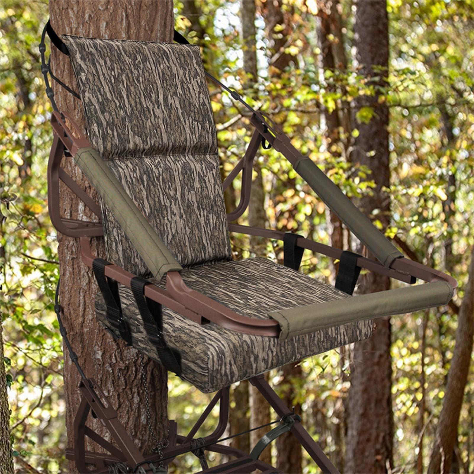 Cojín de asiento para soporte de árbol – Asiento de soporte ajustable para árbol, repuesto de asiento de soporte de árbol ajustable | Asiento de soporte de árbol de tela Oxford 600D impermeable,
