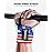 DMoose Wrist Wraps Weightlifting Men 12 and 18 Inches Thumb Loops with Wrist Support for Workouts Powerlifting Wrist Straps for Weight Lifting Men and Women American III