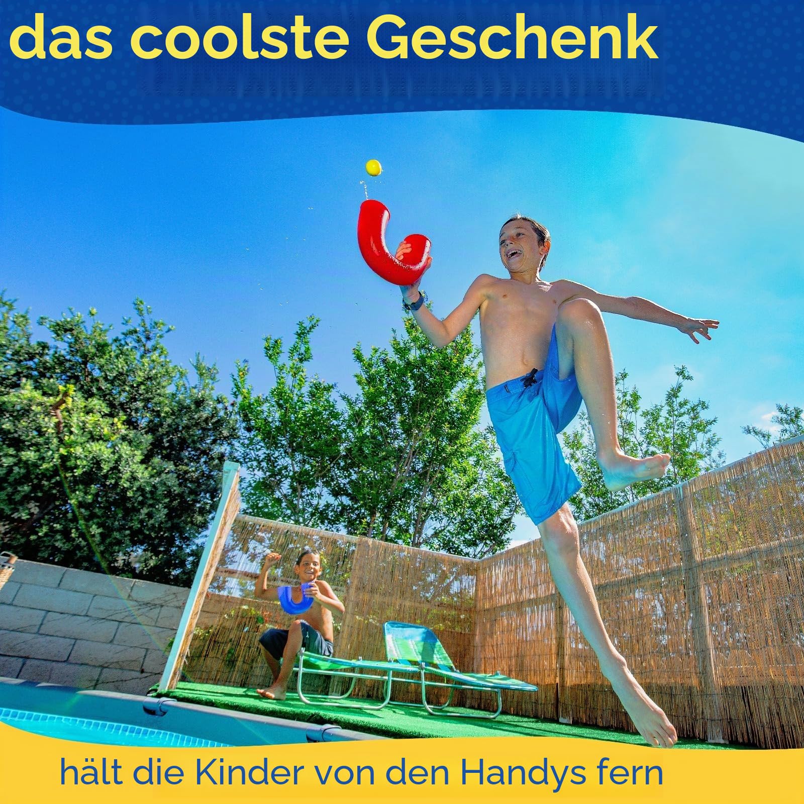pindaloo Jonglierfähigkeits-Spielzeug | EIN spannendes neues Spiel für Kinder, Jugendliche und Erwachsene – Spielen drinnen und draußen | Entwicklung der motorischen Fähigkeiten (blau)
