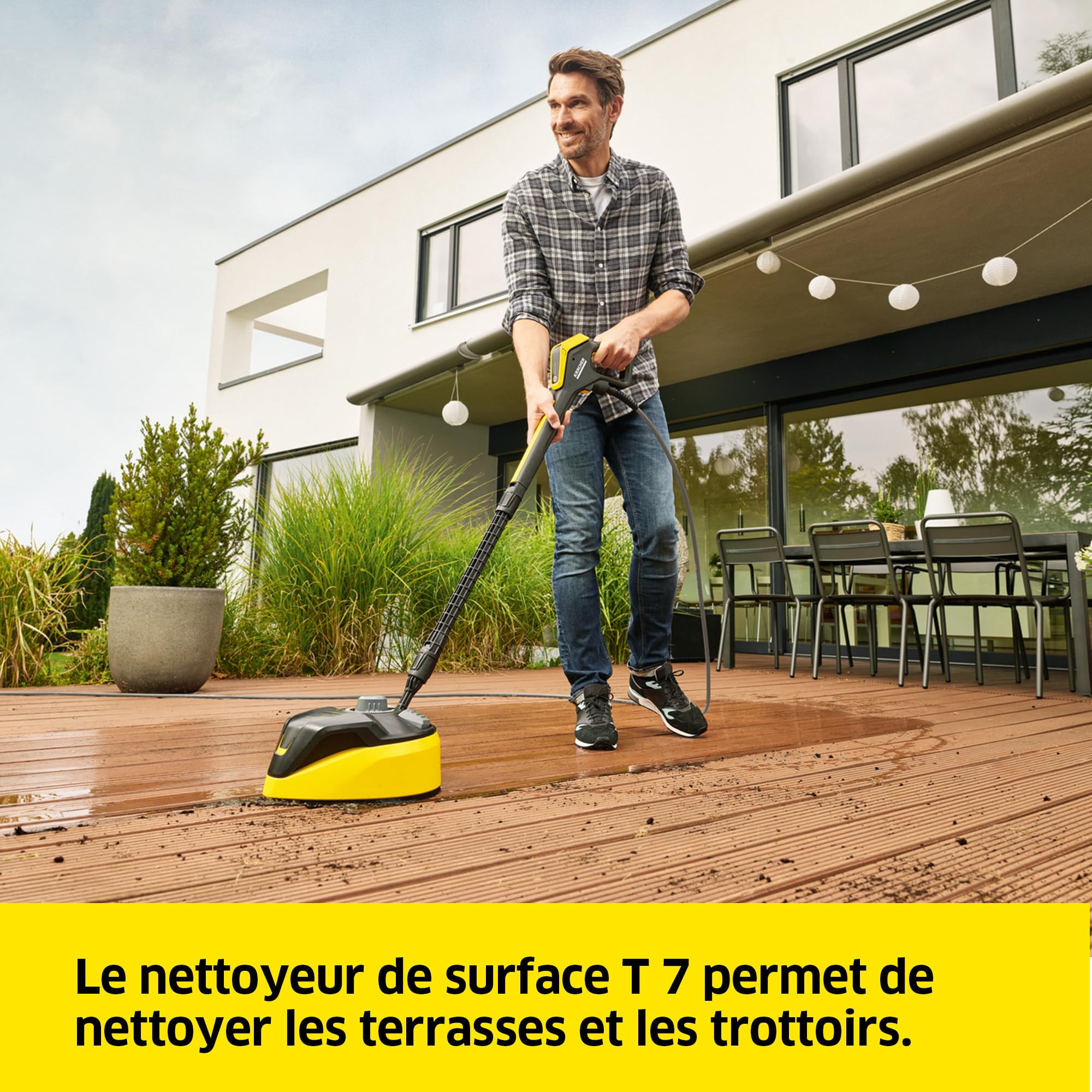 Kärcher Nettoyeur Haute Pression K 7 Premium Smart Control Flex Home (180 Bar, 600 l/h, 60 m²/h, 17,7 kg), Pistolet, Flexible Haute Pression, Lance Vario Power, Rotabuse