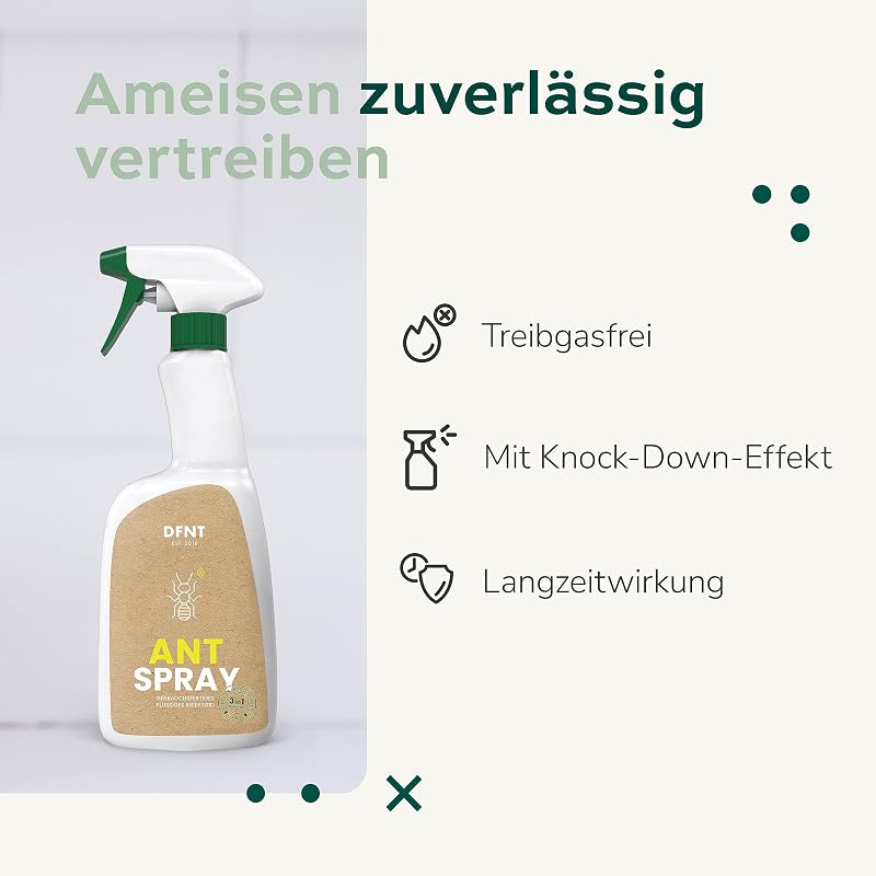 DFNT Hangyairtó Spray 500ml - Hosszantartó Rovarölő Szer Hangyák Ellen
