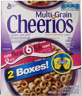 General Mills Cereals Cheerios Multi Grain Cereal, 37.5 Ounce