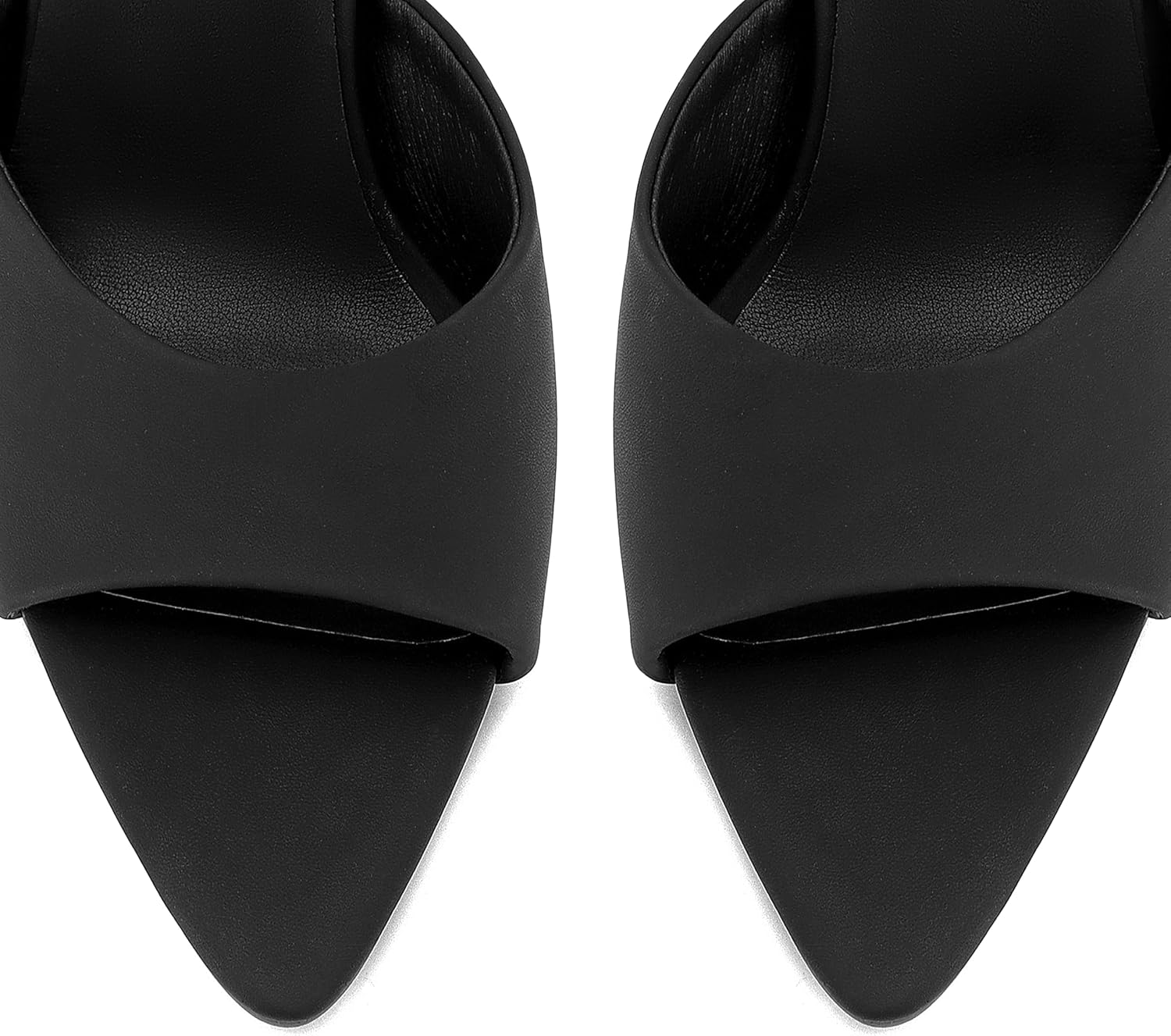 Heeled Sandals For Women Pointed Open Toe High Heels Stiletto Pumps Mule Slip on Sexy Trendy Slingback - Image 5