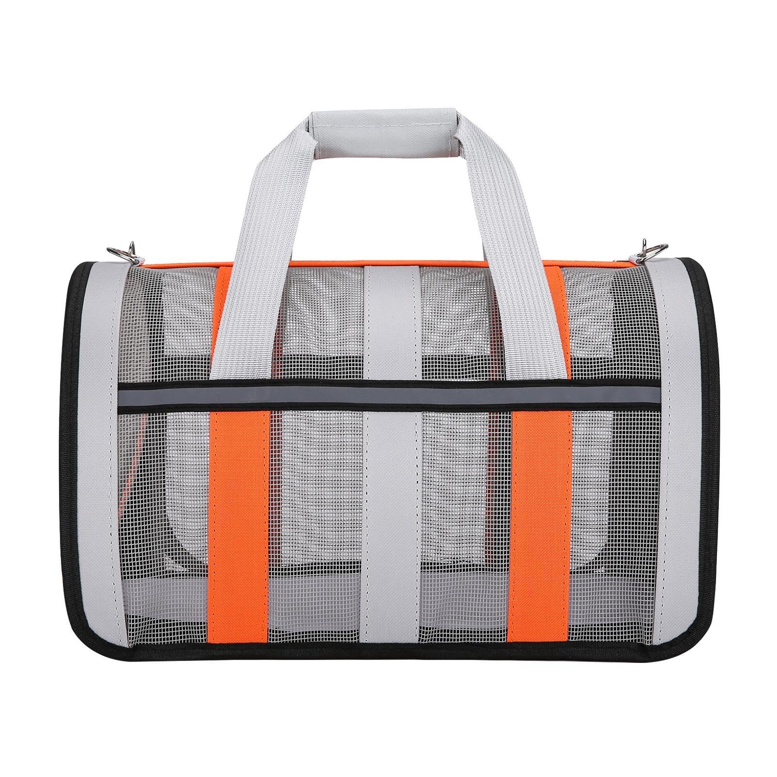 Sac de transport pour chat pliable, sac portable avec plusieurs panneaux en maille
