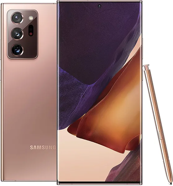 Samsung Electronics Galaxy Note 20 Ultra 5G Factory Unlocked Android Cell Phone | US Version | 128GB of Storage | Mobile Gaming Smartphone | Mystic Bronze, SM-N986UZNAXAA (Renewed)