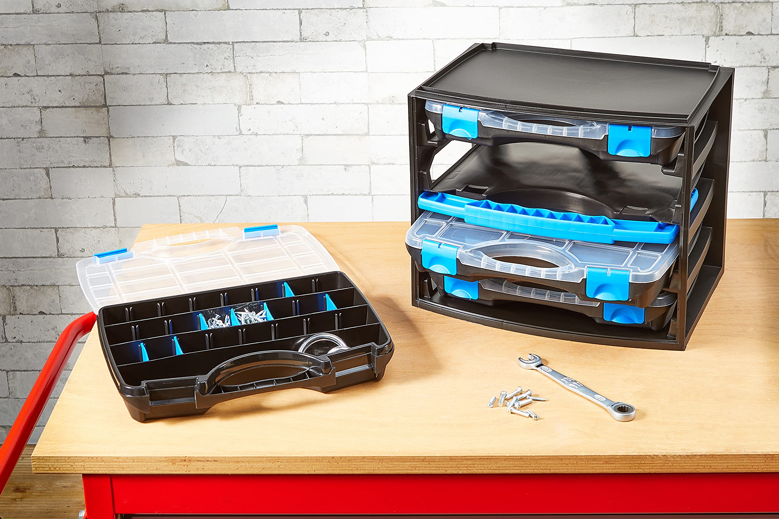 Tayg 301551 Multibox con 4 estuches con separadores móviles 22, 335 x 250 x 275 mm