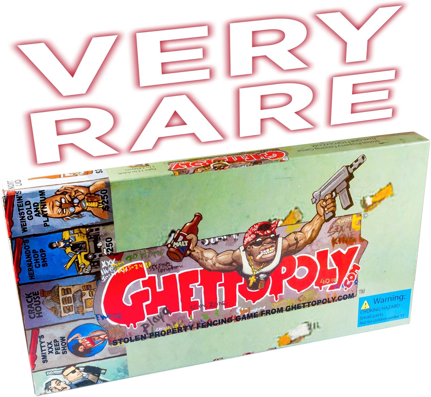 Juego de mesa Ghettopoly (versión inglés) Yaxa Store