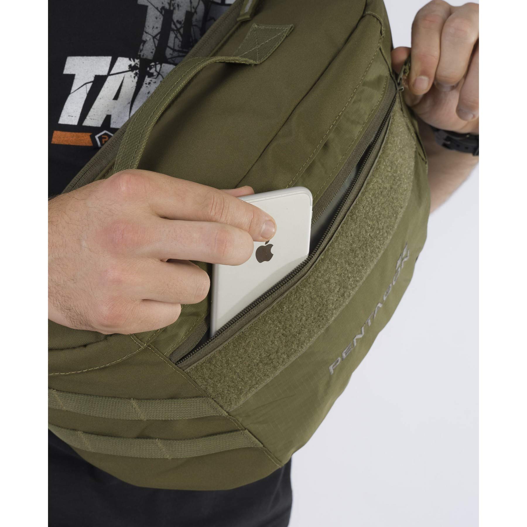 Pentagon Borsa Pettorale Tattica Telamon Bag (Nero)