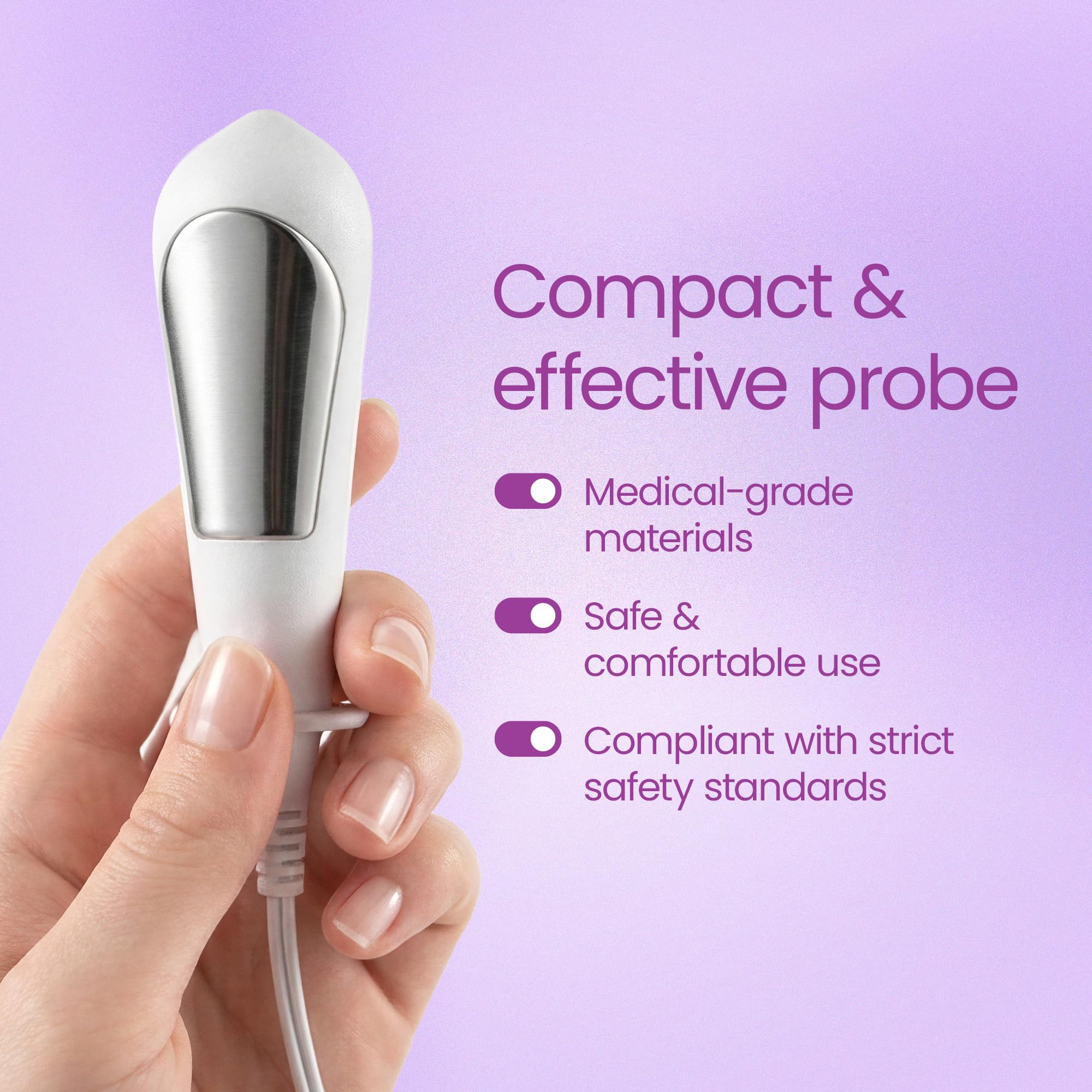 TensCare Toner Kegel – ćwiczenie dna miednicy. Pomaga przy nietrzymaniu moczu, przy użyciu EMS. Ujędrnij dno miednicy i odzyskaj kontrolę nad pęcherzem.
