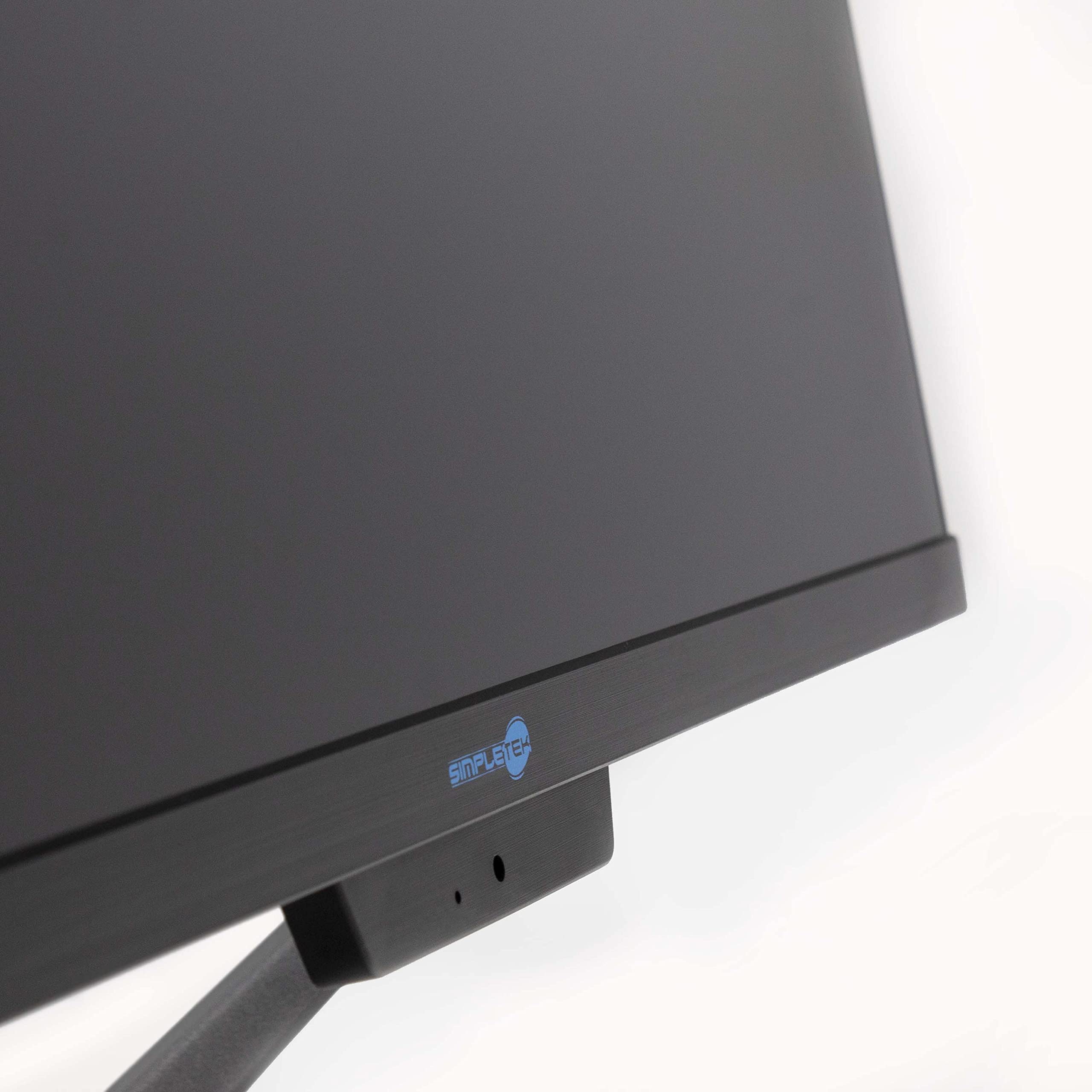 PC All in One Core i7 Windows 10 Pro 24" FHD | 16GB RAM SSD 240GB + 2TB | Wbudowana kamera internetowa WiFi5 | Komputer stacjonarny Stały Aio Biuro Domu Szkoły - Simpletek